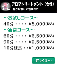 アロマトリートメント(女性)